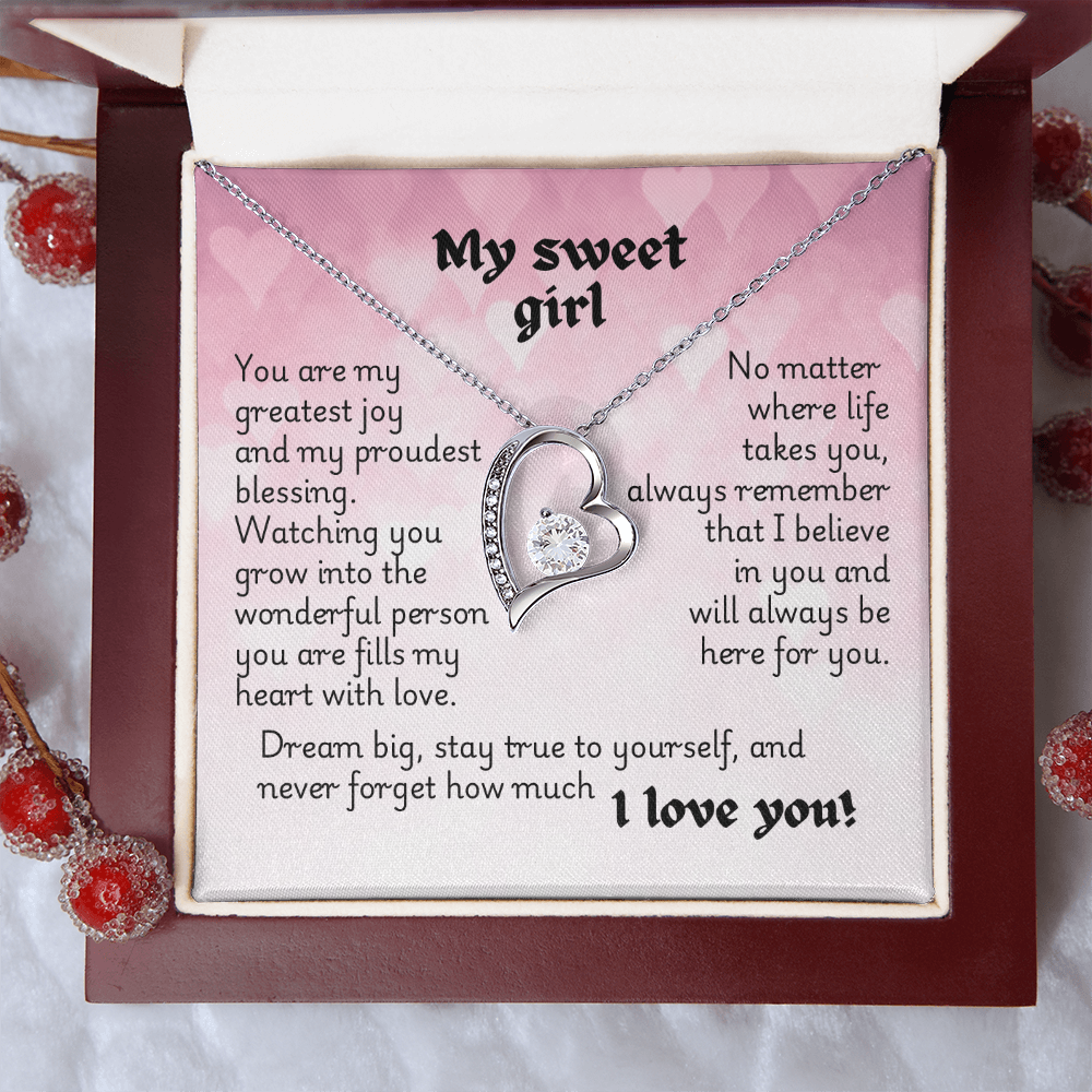 Forever Love Necklace - Heart 1