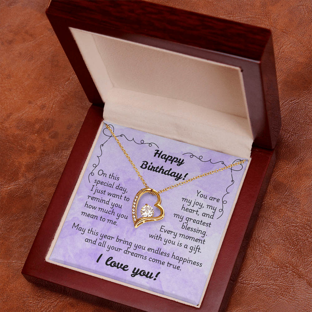 Forever Love Necklace - Birthday 1