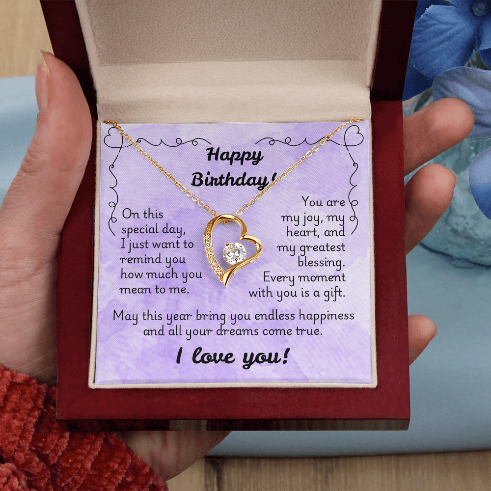 Forever Love Necklace - Birthday 1