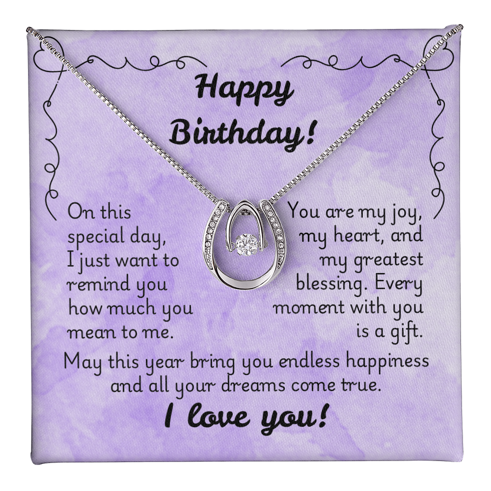 Lucky In Love Necklace - Birthday 1