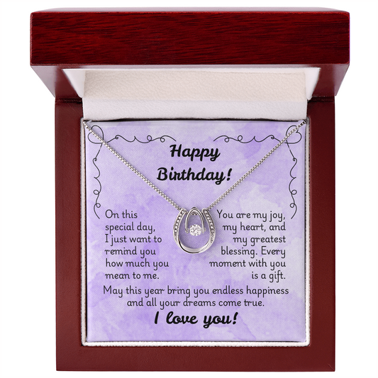 Lucky In Love Necklace - Birthday 1