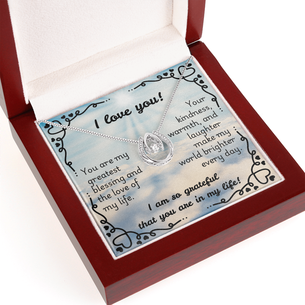Lucky In Love Necklace - Blessing