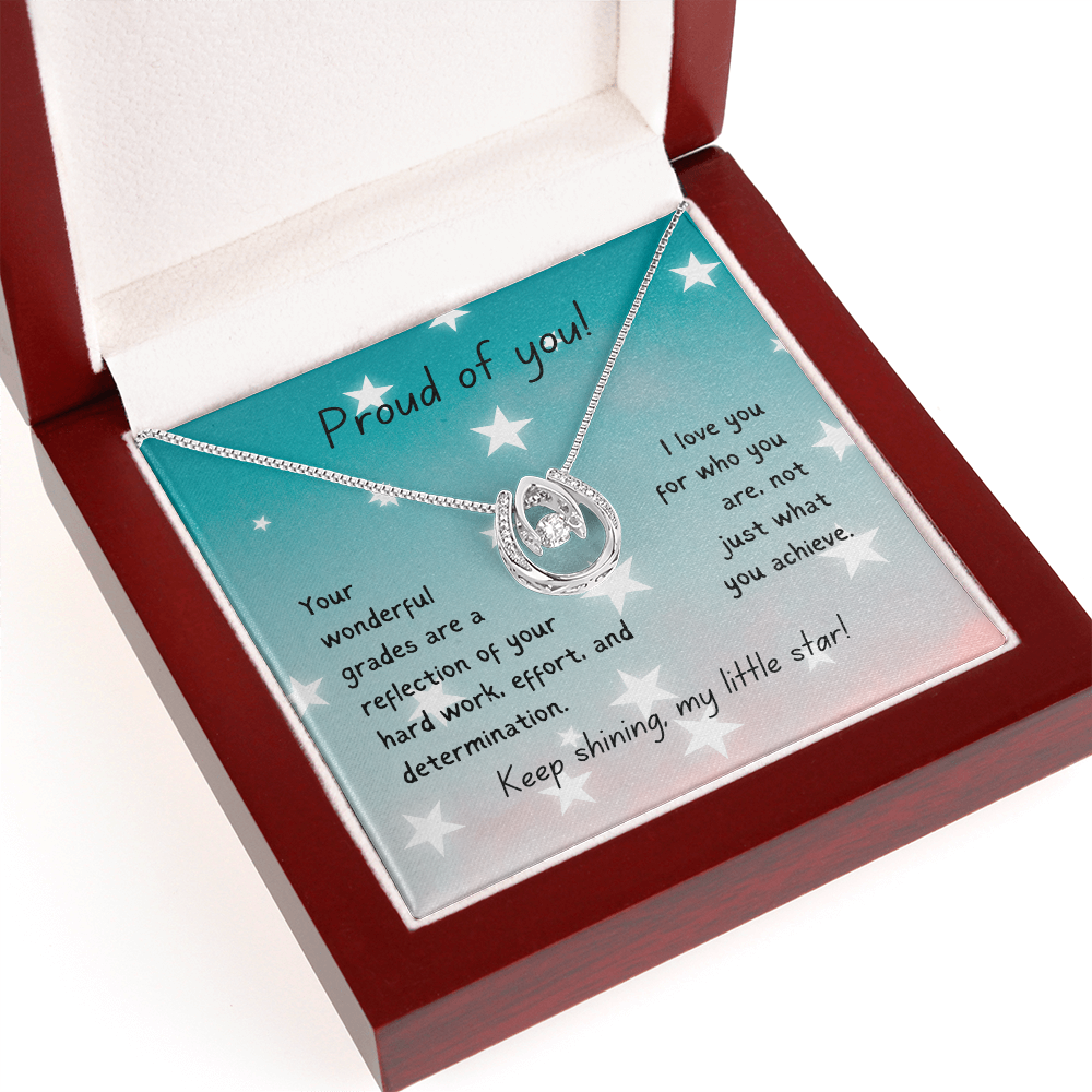 Lucky In Love Necklace - Proud of you - good grades