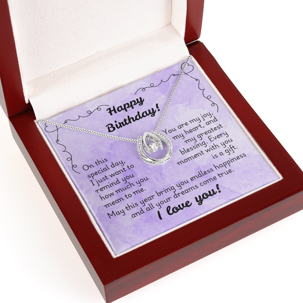 Lucky In Love Necklace - Birthday 1