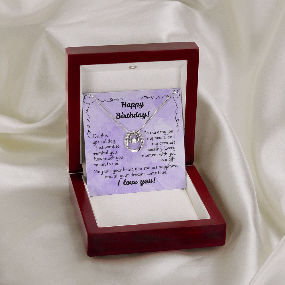 Lucky In Love Necklace - Birthday 1