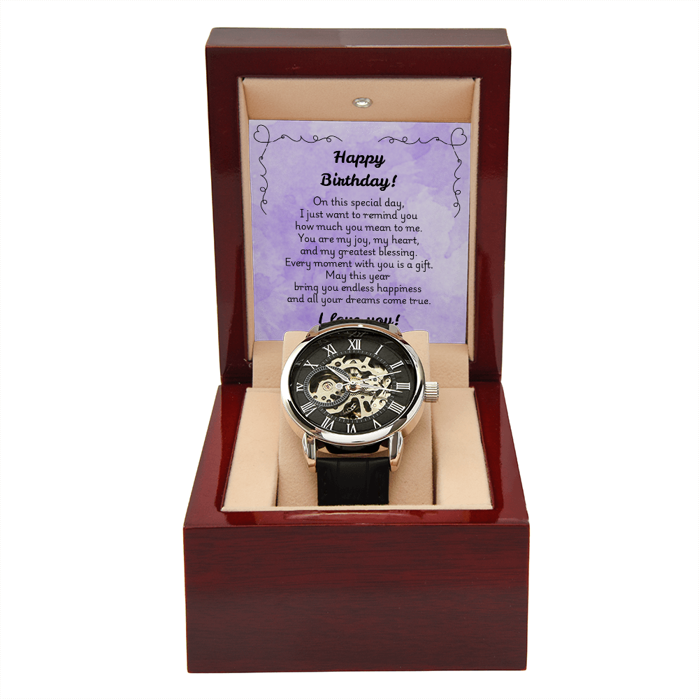 Openwork Watch - Birthday 1