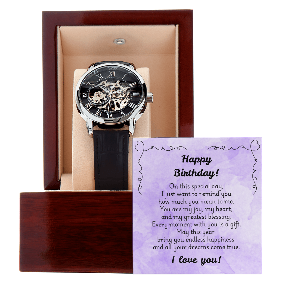 Openwork Watch - Birthday 1