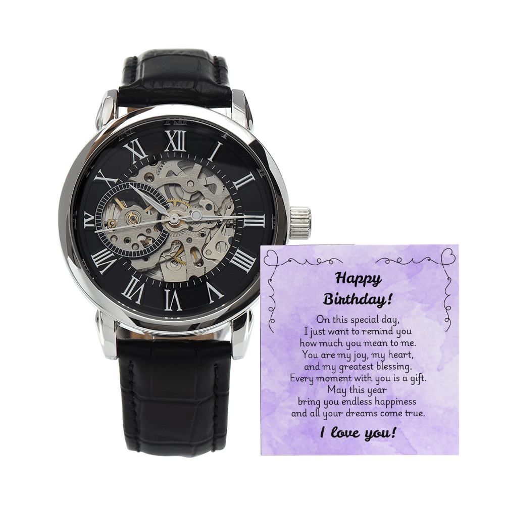 Openwork Watch - Birthday 1