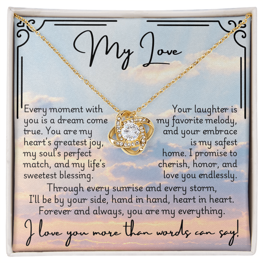 Love Knot Necklace - Fiancée 1