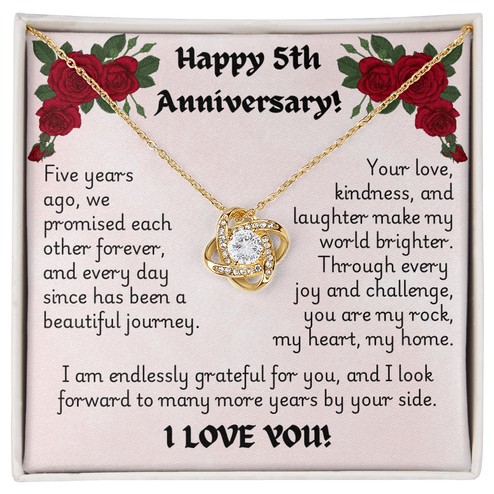 Love Knot Necklace - Anniversary 5