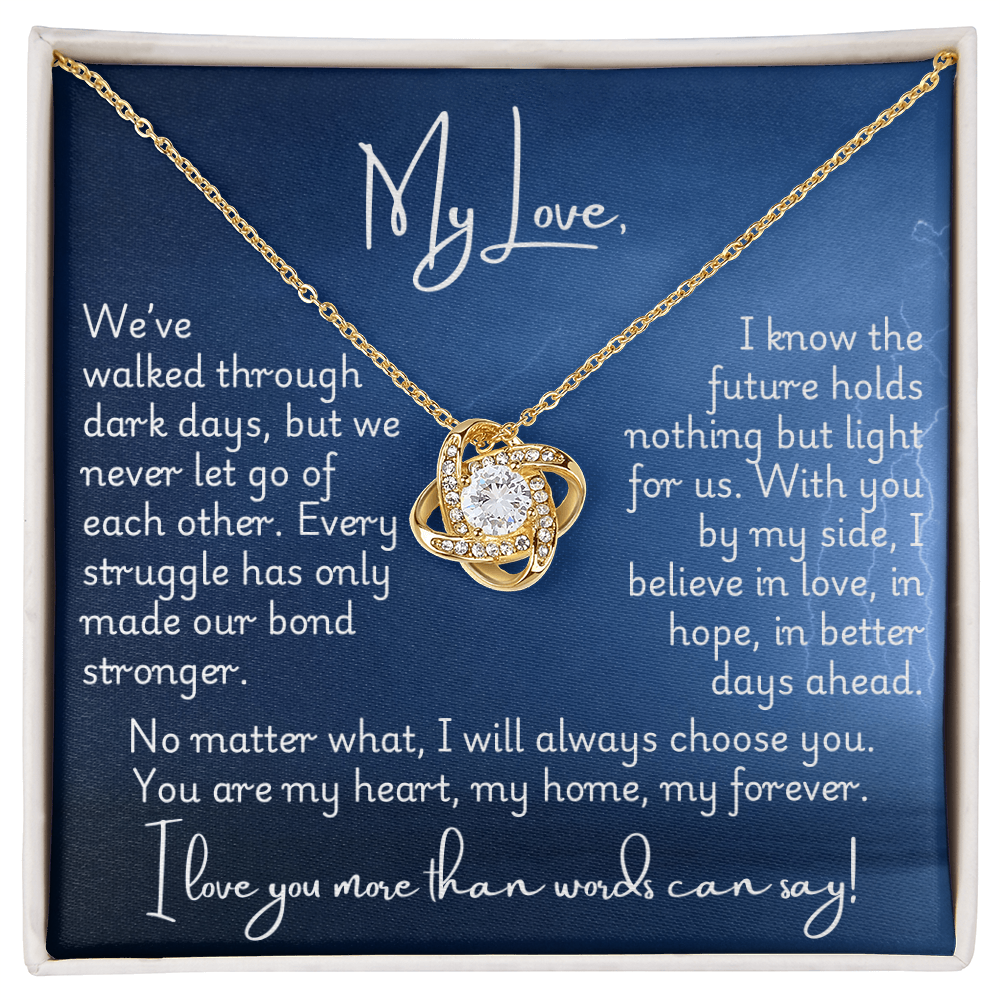 Love Knot Necklace - Strong