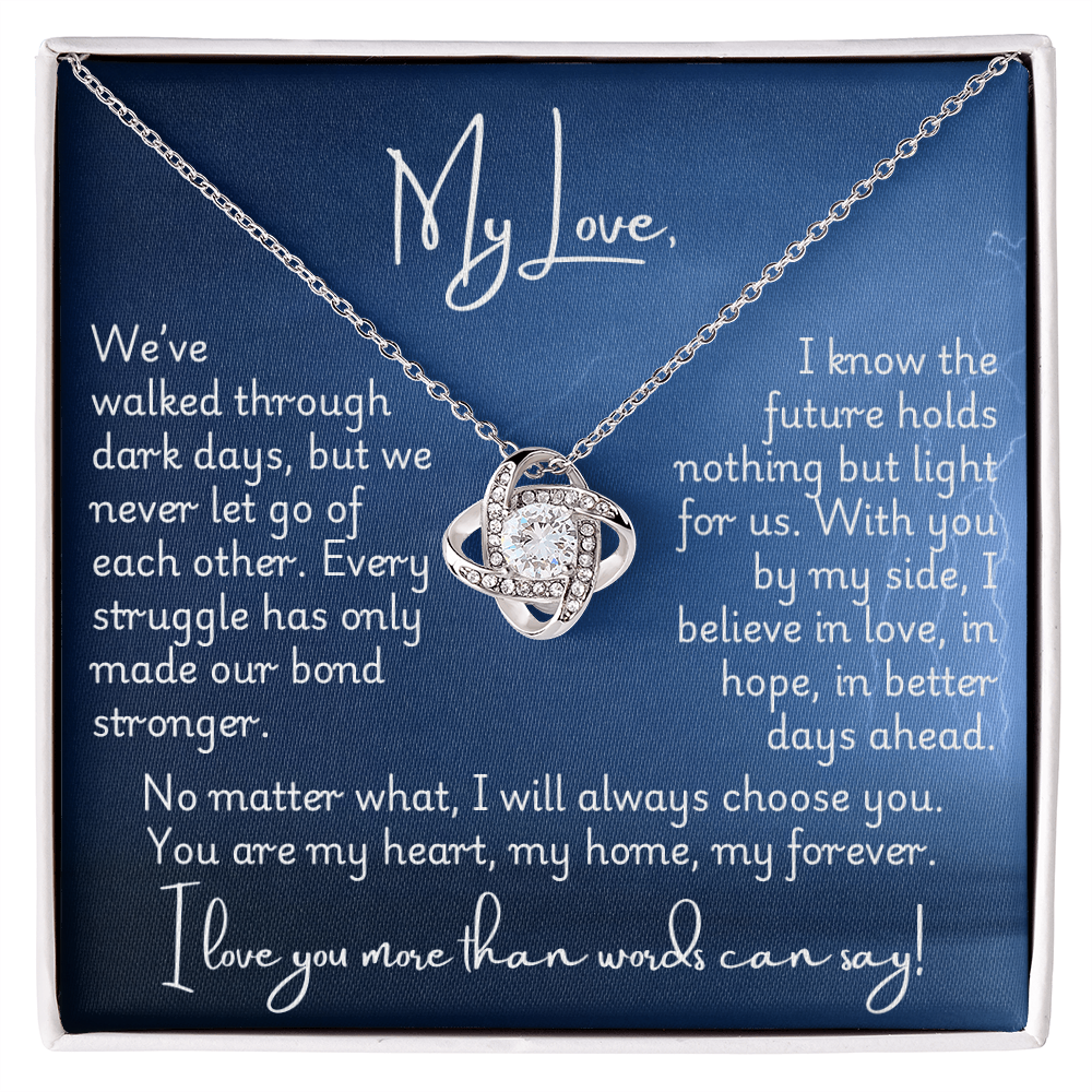 Love Knot Necklace - Strong