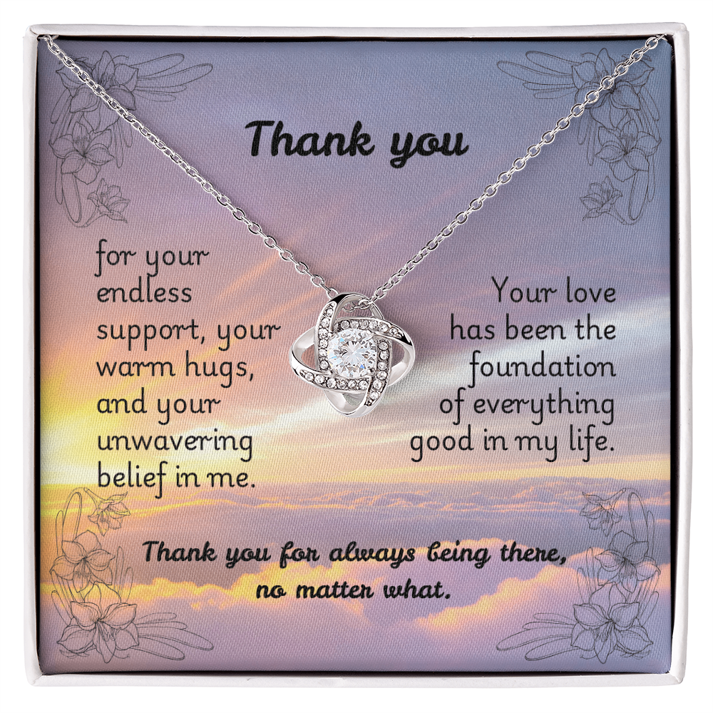 Love Knot Necklace - Support 1