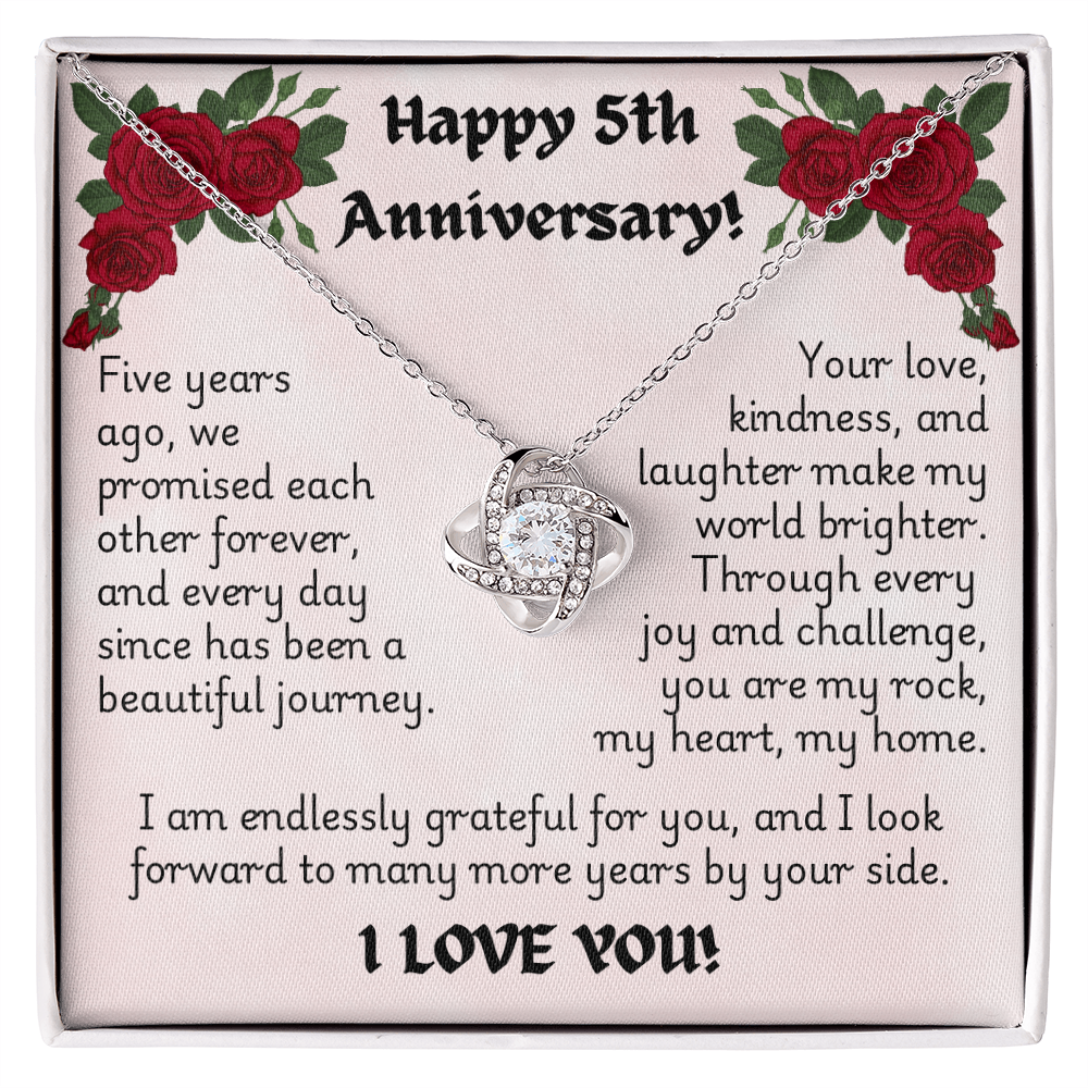 Love Knot Necklace - Anniversary 5