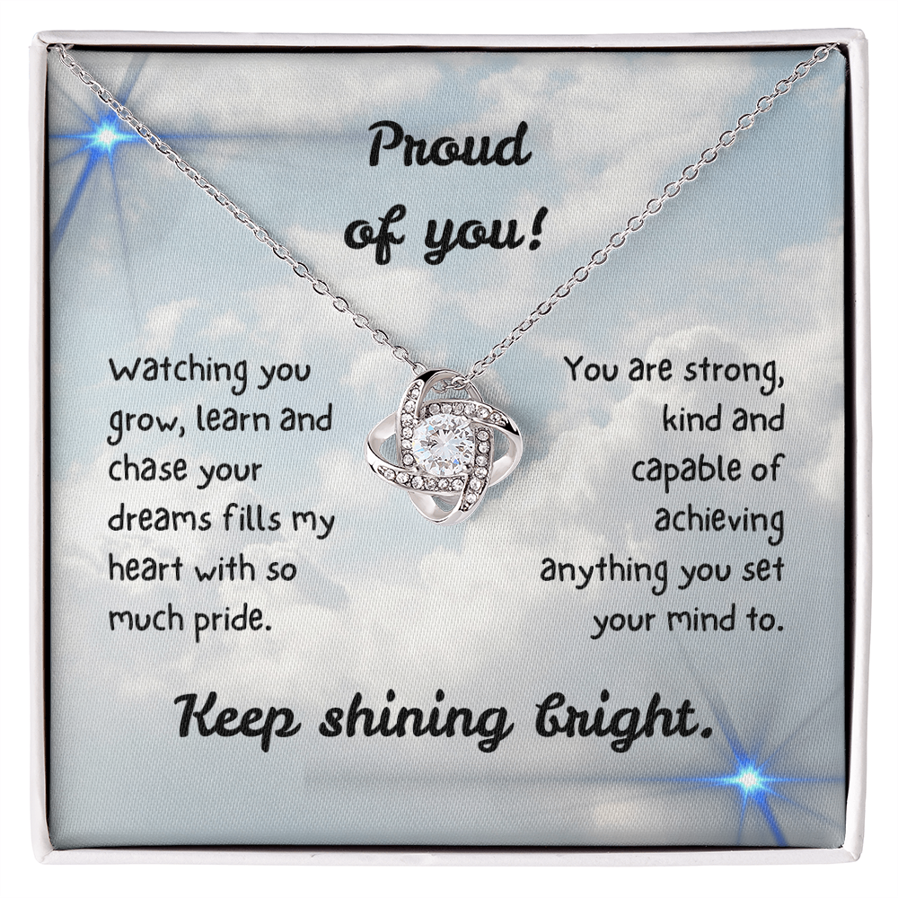 Love Knot Necklace - Proud of you - Dreams