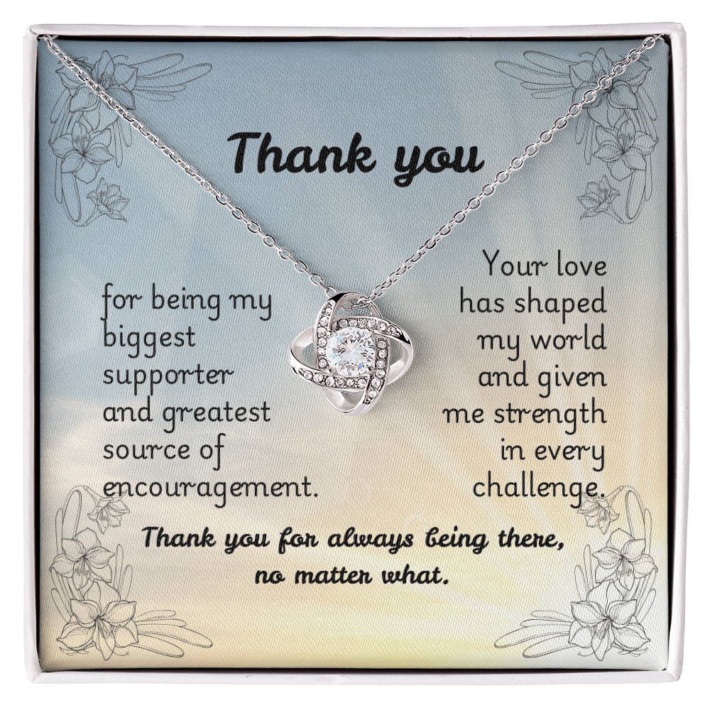 Love Knot Necklace - Support 2