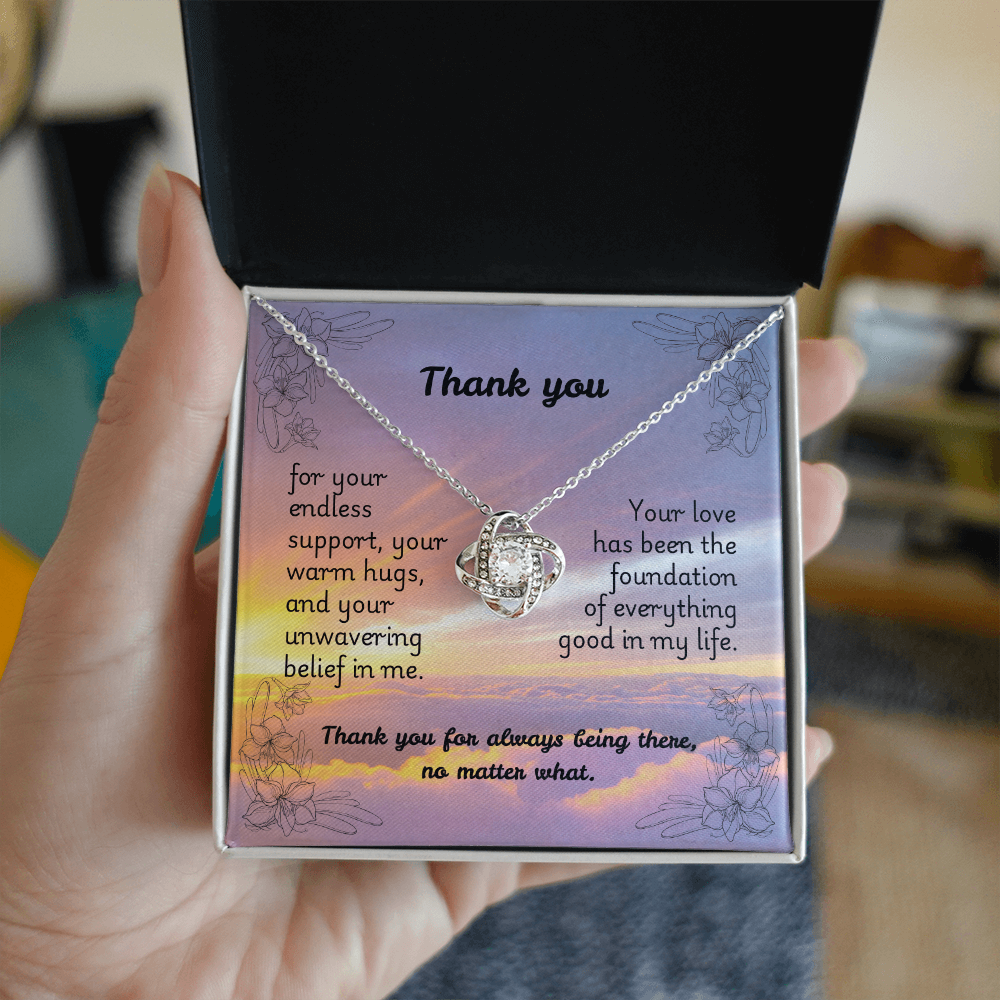 Love Knot Necklace - Support 1