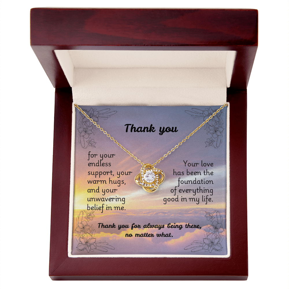 Love Knot Necklace - Support 1
