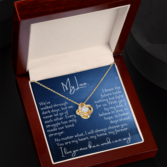 Love Knot Necklace - Strong
