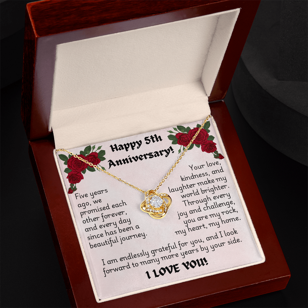 Love Knot Necklace - Anniversary 5