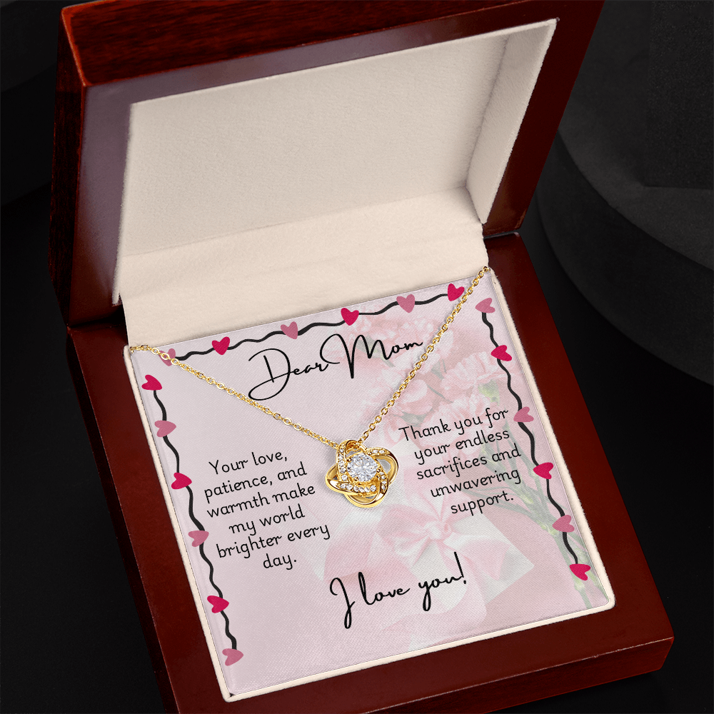 Love Knot Necklace - Mom 3