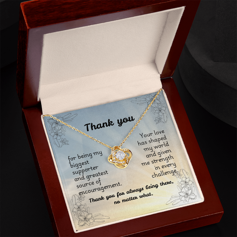 Love Knot Necklace - Support 2