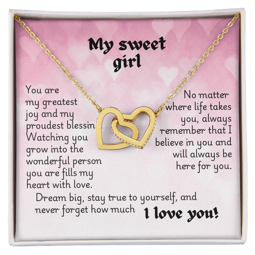 Interlocking Hearts Necklace - Heart 1