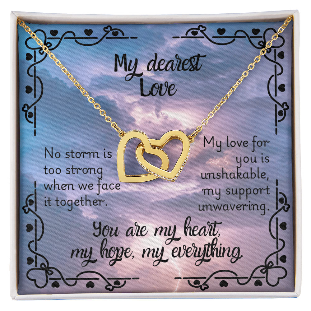 Interlocking Hearts Necklace - Unshakable Love