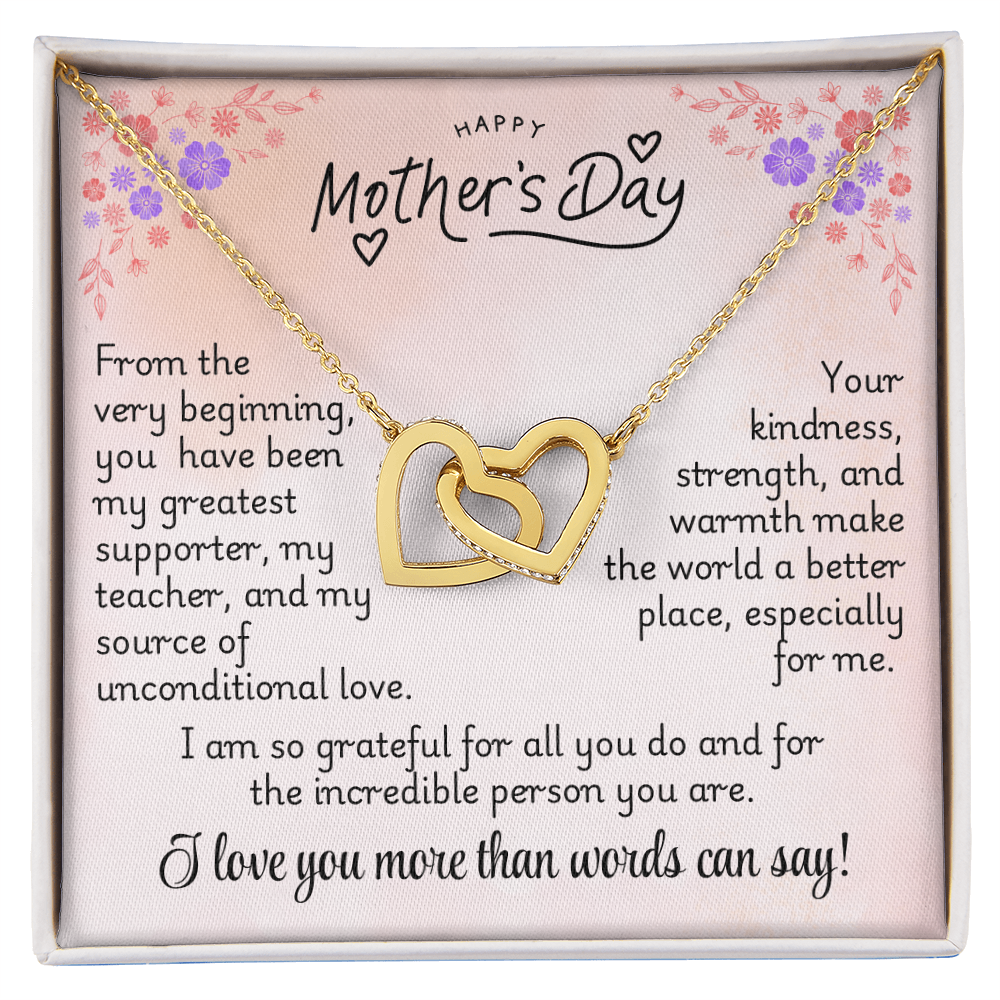 Interlocking Hearts Necklace - Mom 4