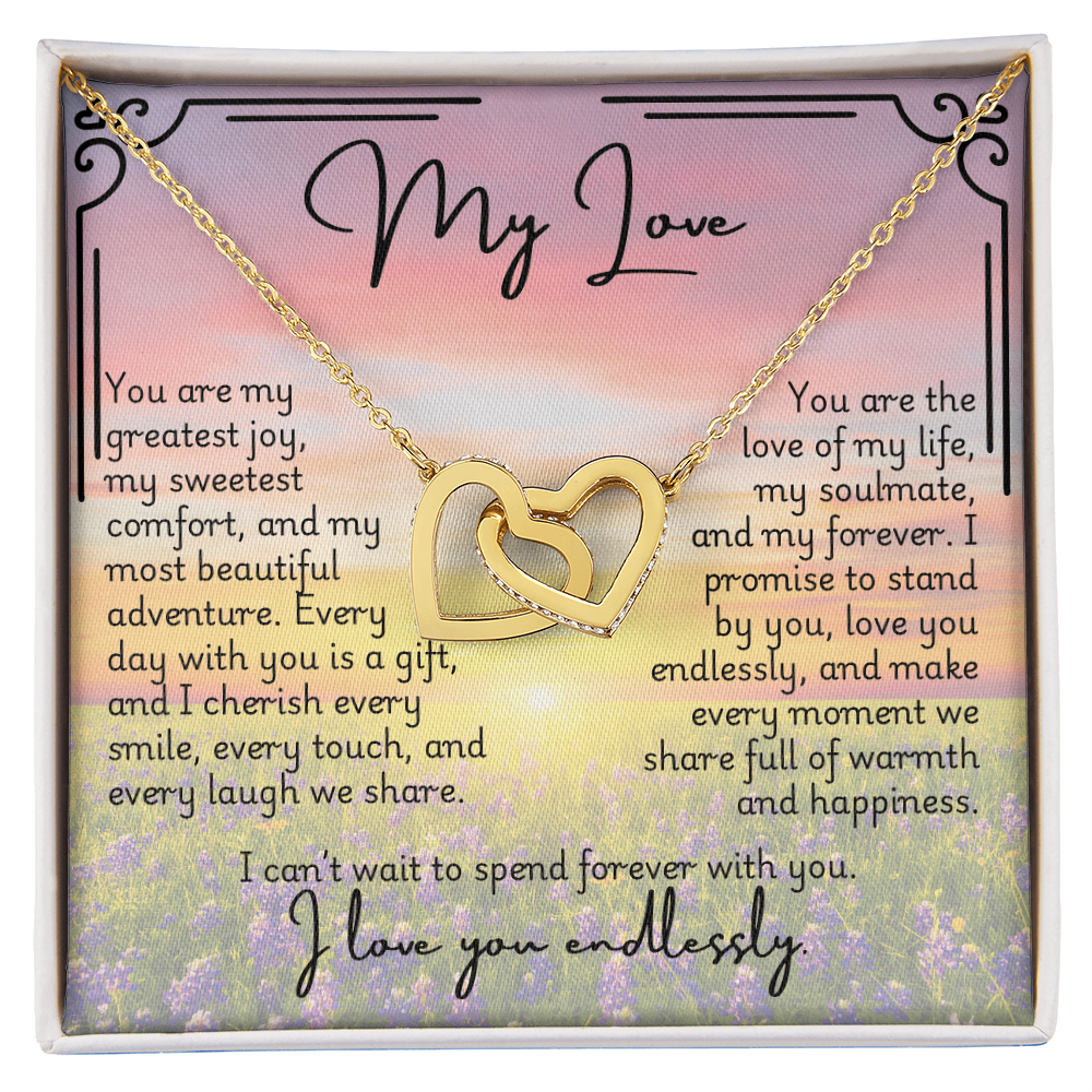 Interlocking Hearts Necklace - Fiancée 2