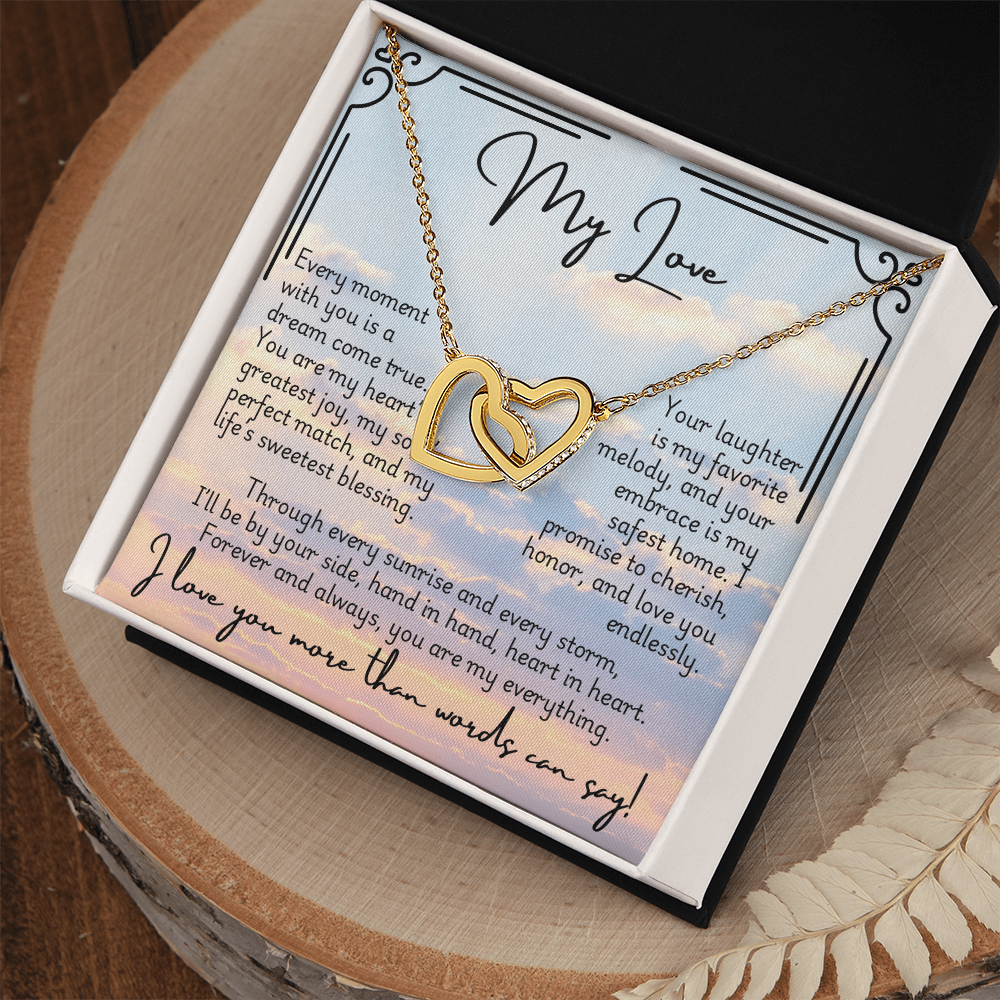 Interlocking Hearts Necklace - Fiancée 1