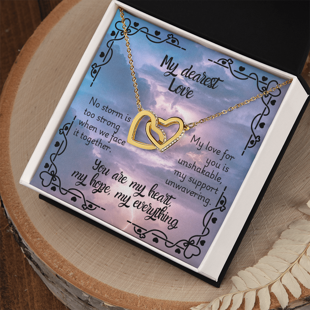 Interlocking Hearts Necklace - Unshakable Love
