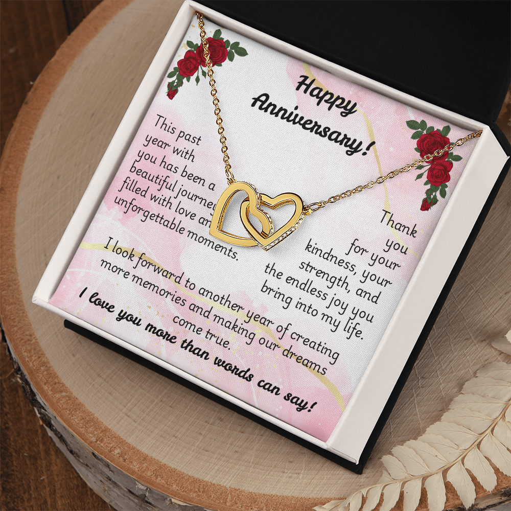 Interlocking Hearts Necklace - Anniversary 1