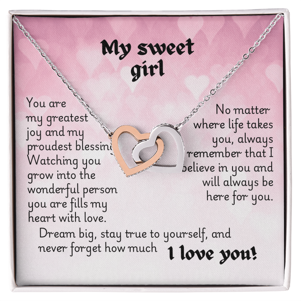Interlocking Hearts Necklace - Heart 1