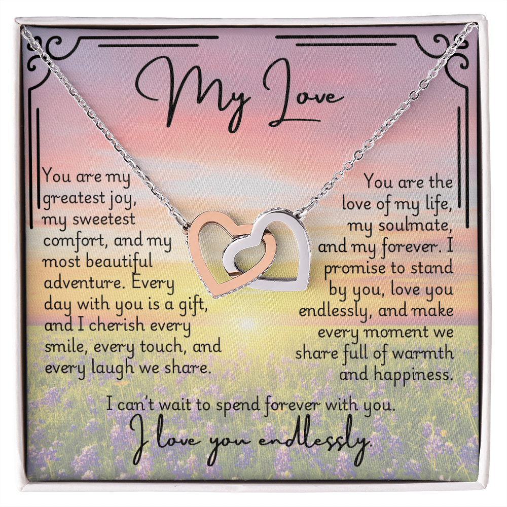 Interlocking Hearts Necklace - Fiancée 2