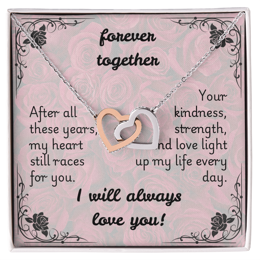 Interlocking Hearts Necklace - Forever 1
