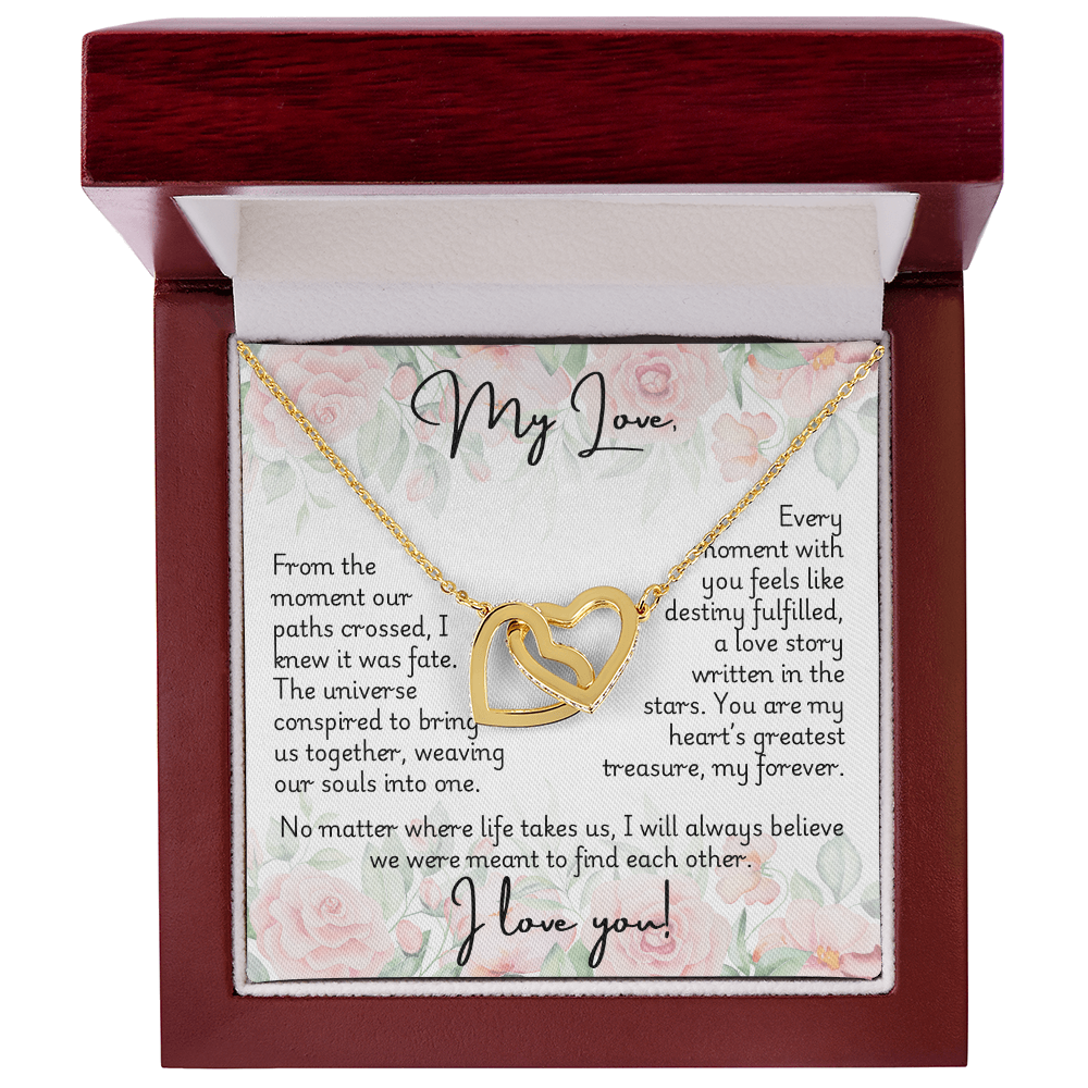 Interlocking Hearts Necklace - Fate