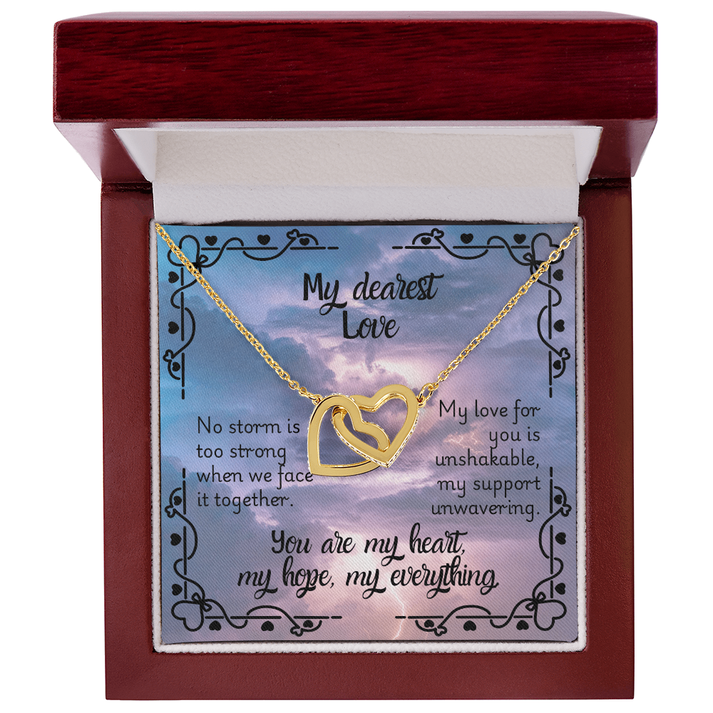 Interlocking Hearts Necklace - Unshakable Love