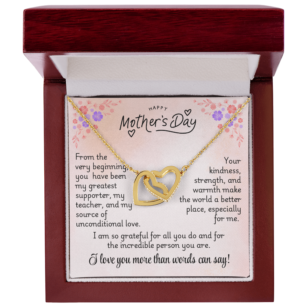 Interlocking Hearts Necklace - Mom 4