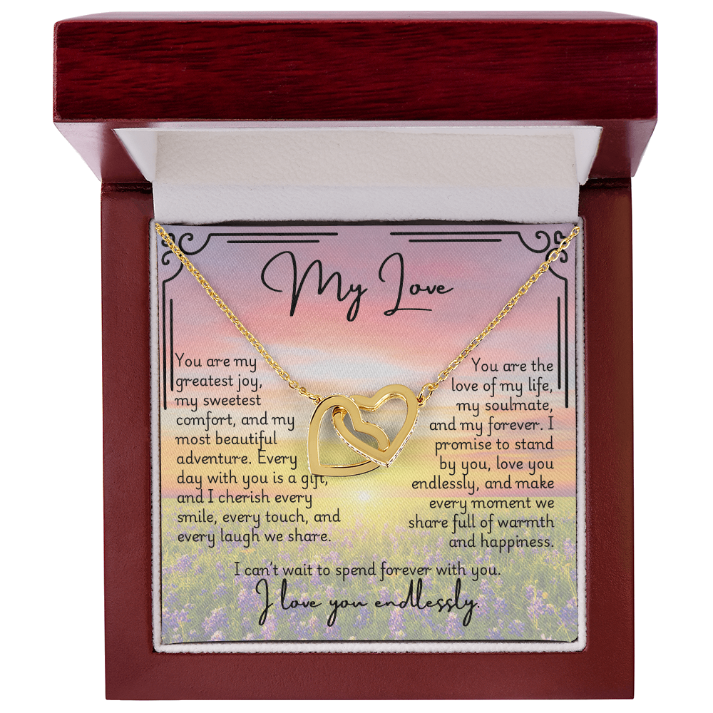 Interlocking Hearts Necklace - Fiancée 2