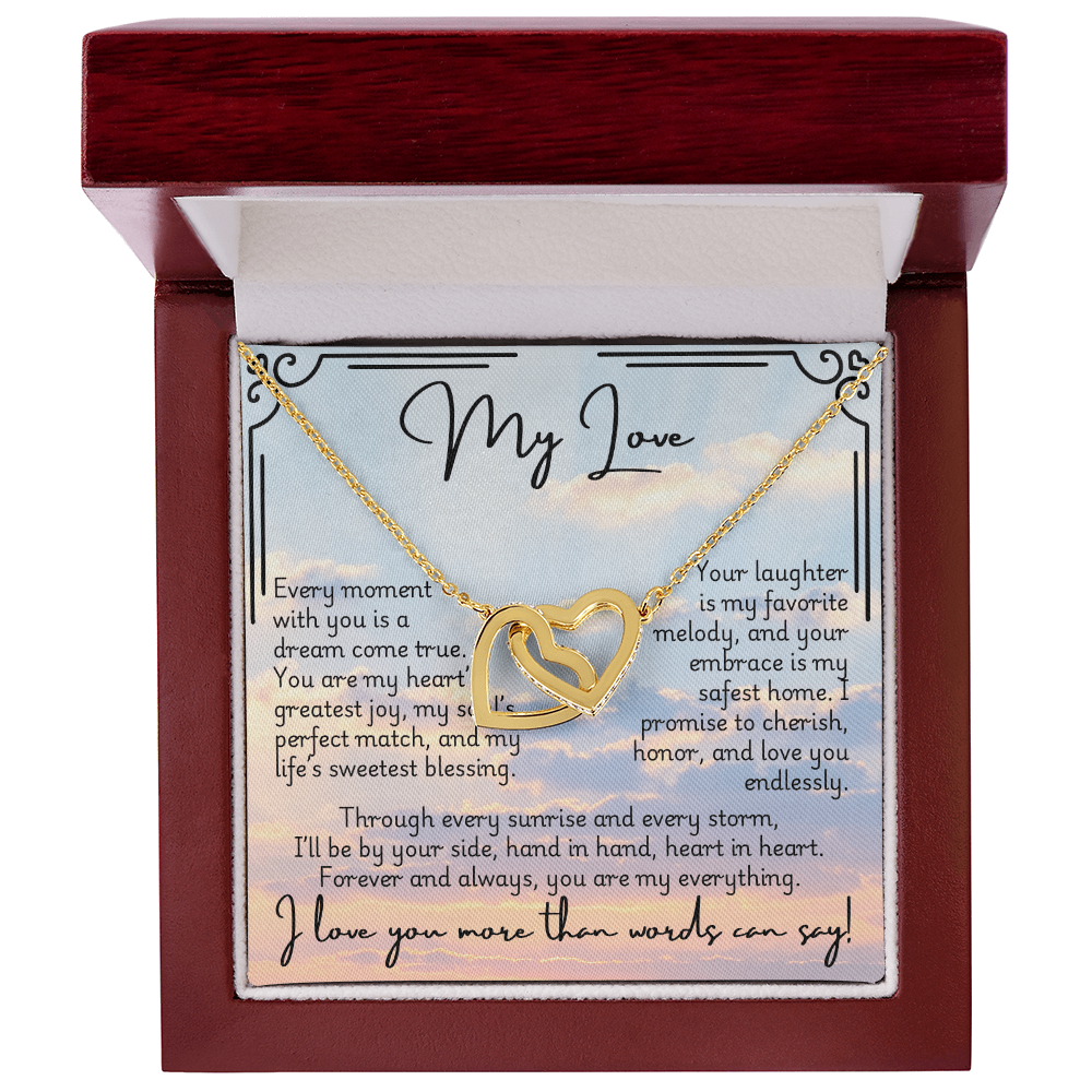Interlocking Hearts Necklace - Fiancée 1