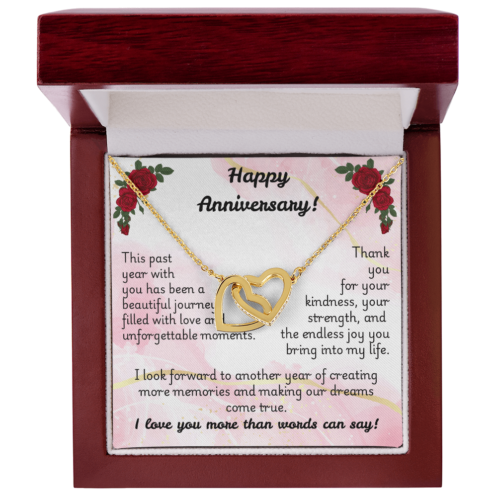 Interlocking Hearts Necklace - Anniversary 1