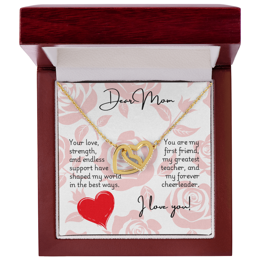 Interlocking Hearts Necklace - Mom 2