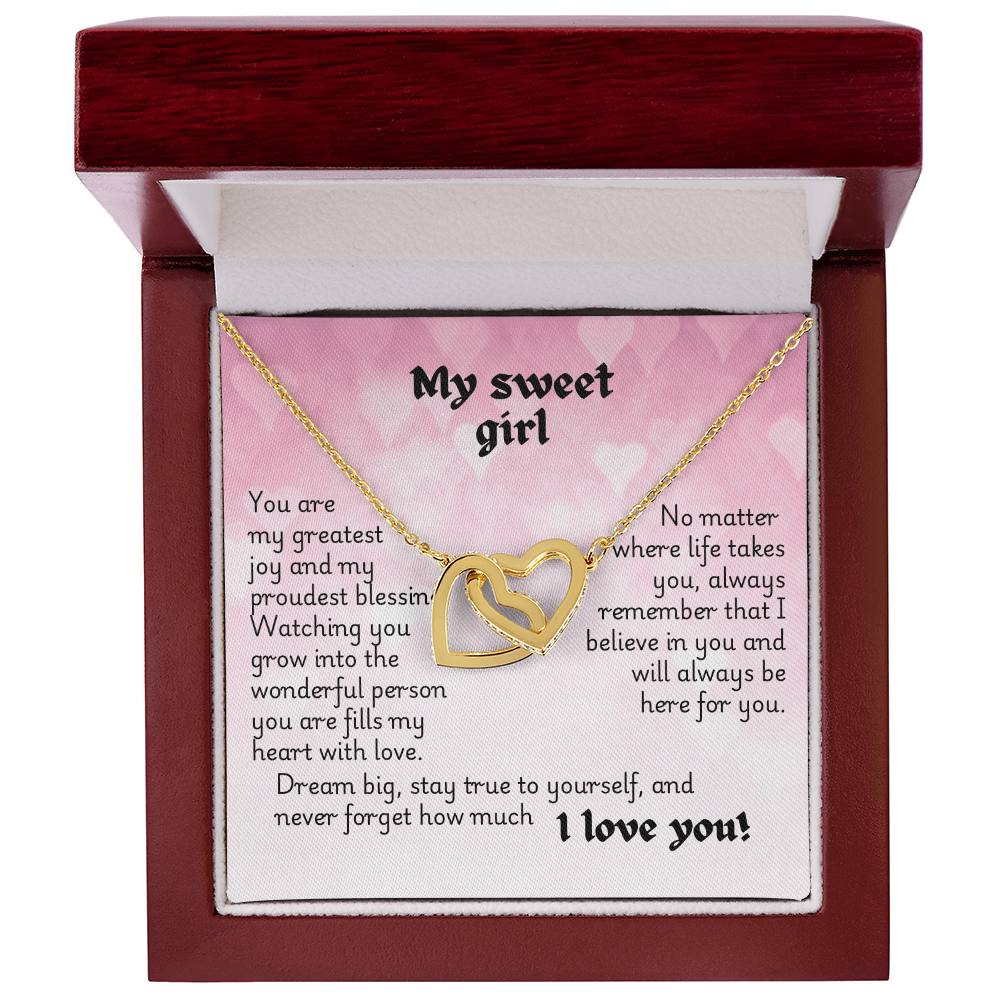 Interlocking Hearts Necklace - Heart 1
