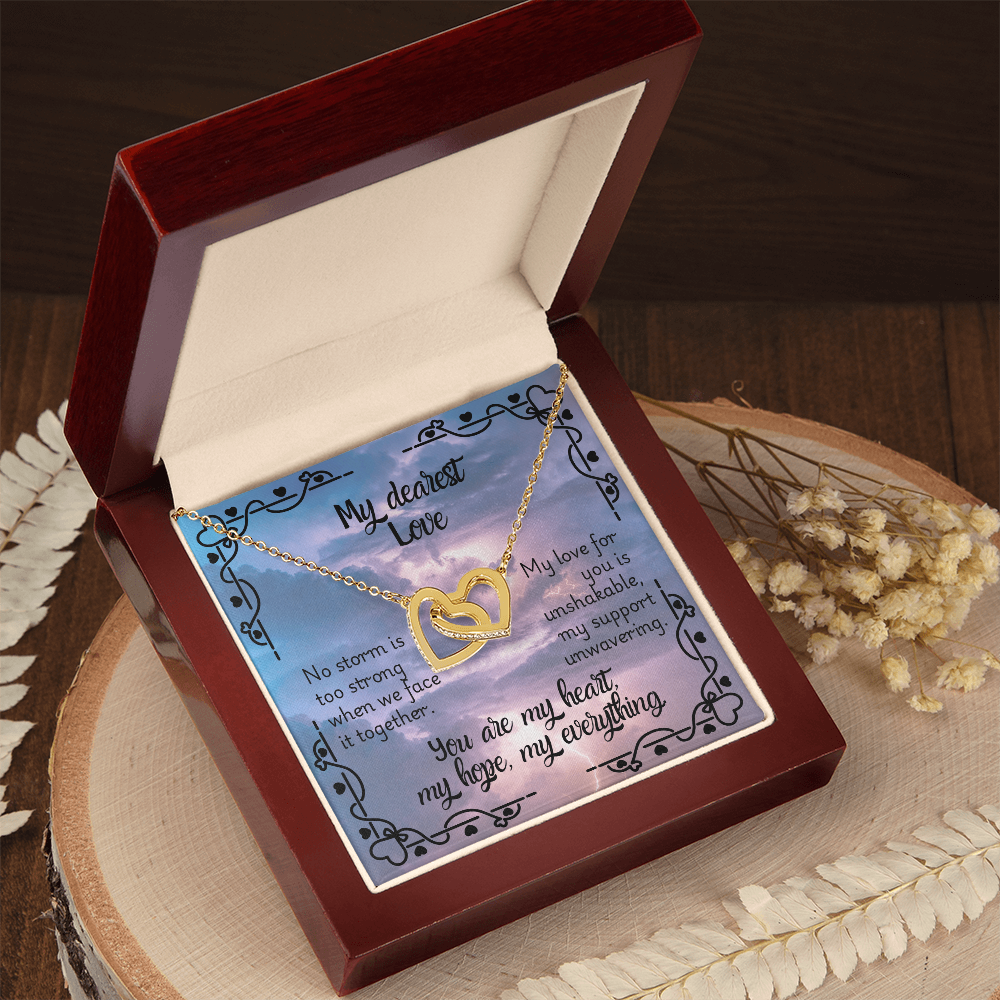 Interlocking Hearts Necklace - Unshakable Love