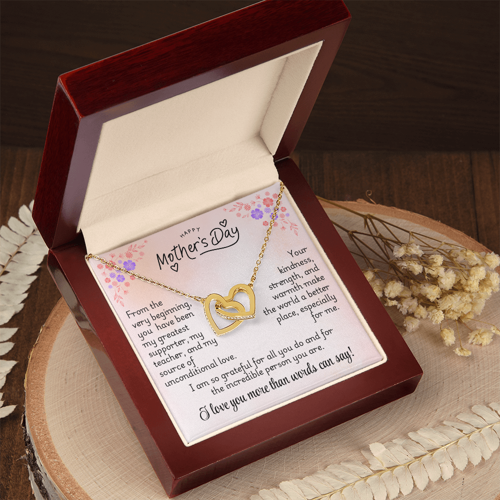 Interlocking Hearts Necklace - Mom 4