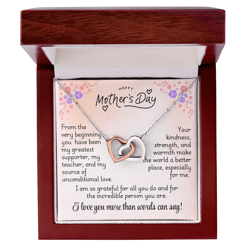 Interlocking Hearts Necklace - Mom 4