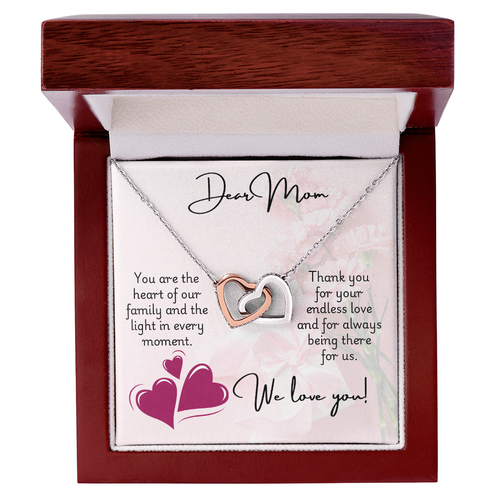 Interlocking Hearts Necklace - Mom 1