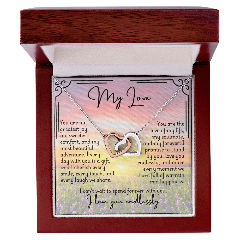 Interlocking Hearts Necklace - Fiancée 2
