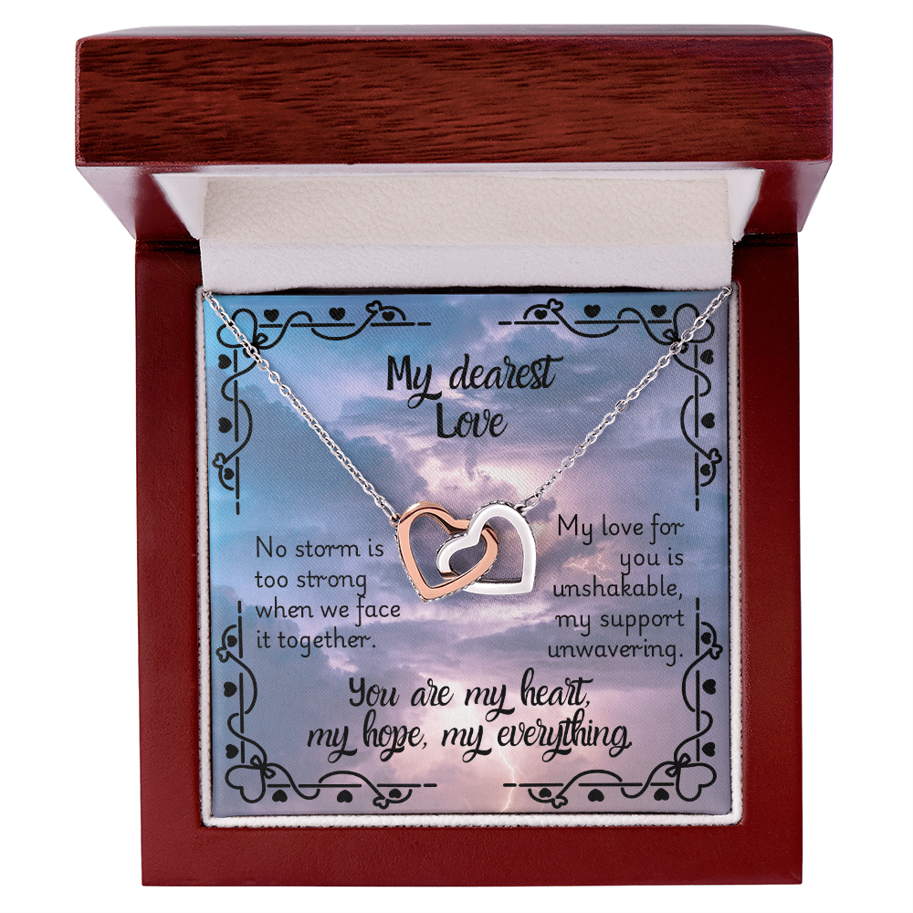 Interlocking Hearts Necklace - Unshakable Love